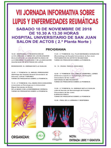 VII Jornada Informativa sobre Lupus y Enfermedades Reumáticas