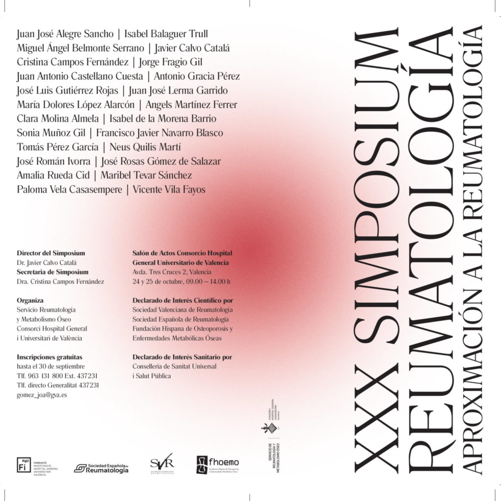 XXX Simposium Reumatología - Aproximación a la Reumatología