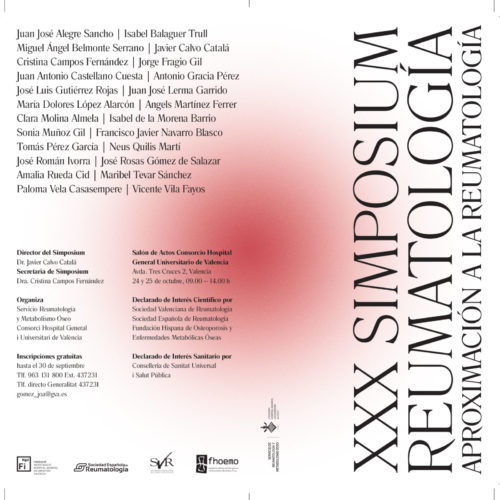 XXX Simposium Reumatología - Aproximación a la Reumatología