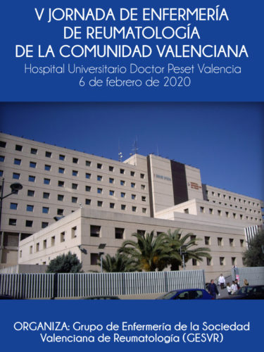 V Jornada de Enfermería de Reumatología de la Comunidad Valenciana