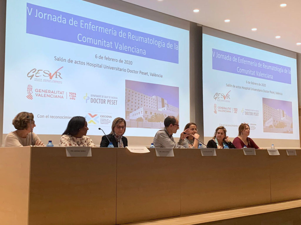 Gran acogida de la V Jornada de Enfermería Reumatológica de la Comunidad Valenciana