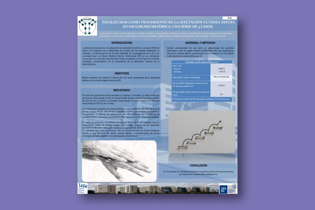 Tocilizumab como tratamiento de la afectación cutánea difusa en esclerosis sistémica: una serie de 3 casos