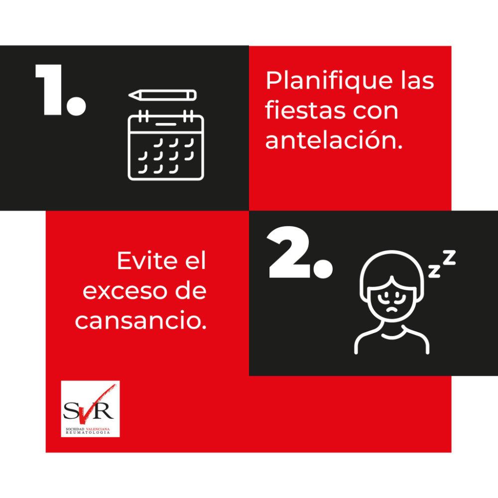 Decálogo para pacientes reumáticos en les Fogueres de Sant Joan